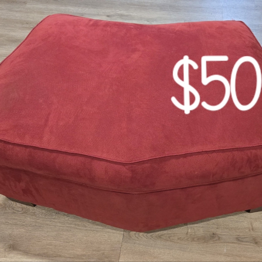 Red Ottoman